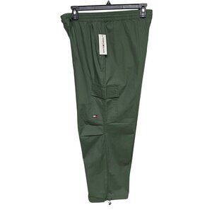 Tommy Hilfiger Green Cargo Pants With Elastic Waist  Womens‎ XL NWT